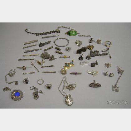 Assorted Silver and Other Jewelry
