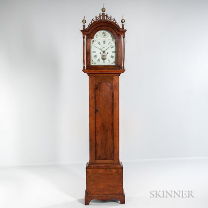 Pine Tall Case Clock