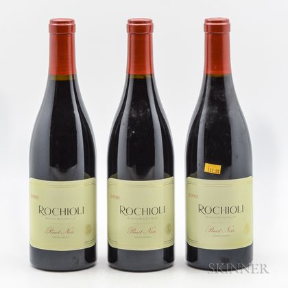 Rochioli Russian River Pinot Noir 2000, 3 bottles 