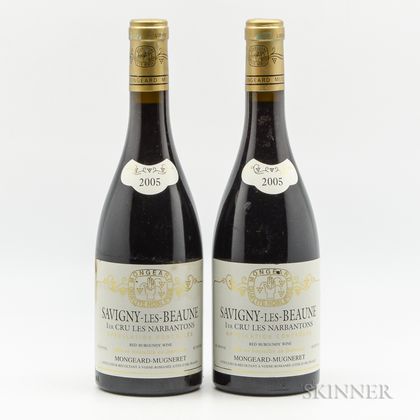 Mongeard Mugneret Savigny les Beaune Les Narbantons 2005, 2 bottles 