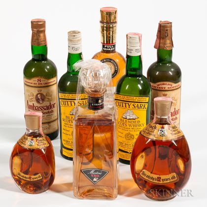 Mixed Blended Scotch, 1 quart bottle 6 4/5 quart bottles 1 bottle 