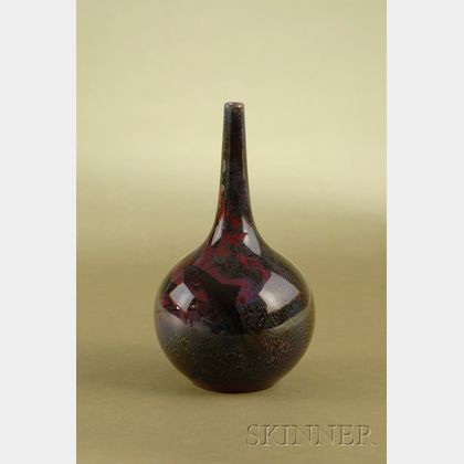 Royal Doulton "Sung" Ware Flambe Glaze Bottle Vase