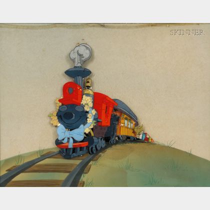 Walt Disney Productions (American, 20th Century) Circus Train from DUMBO