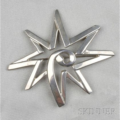 Sterling Silver Brooch, Paloma Picasso, Tiffany & Co.