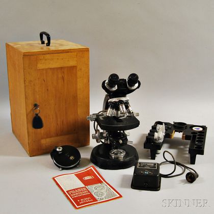 Carl Zeiss Standard GFL Microscope and Case