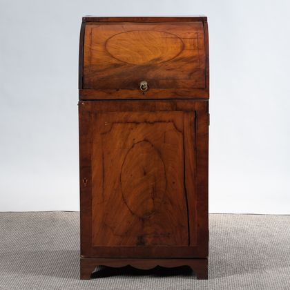 Regency Inlaid Mahogany Cylinder-top Standing Desk