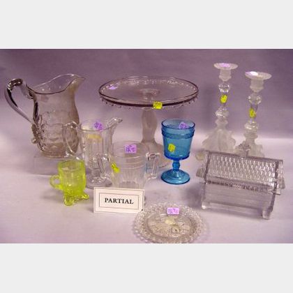 Lot of Assorted Late Victorian and Early 20th Century Glassware