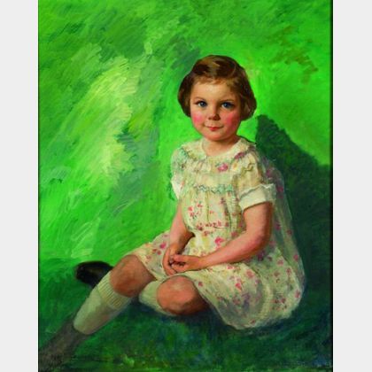 Pauline Lennards Palmer (American, 1867-1938) Child in White