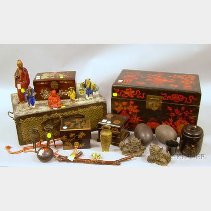 Group of Miscellaneous Decorative Asian Articles