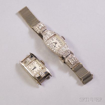Two Diamond Lady's Wristwatches