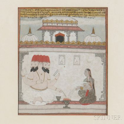 Miniature Painting, Khambavati Ragini