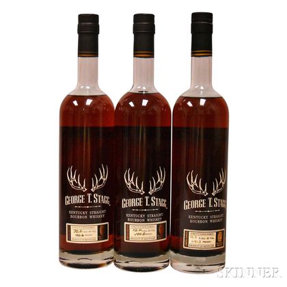 Buffalo Trace Antique Collection George T Stagg Vertical, 3 750ml bottles 