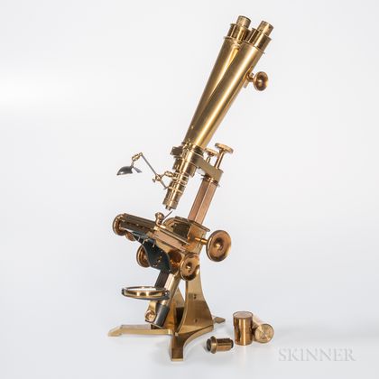 Husbands & Clarke Compound Binocular Microscope