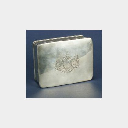 George IV Silver Tobacco Box