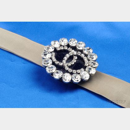 Sold at auction Lady's Rhinestone Belt, Chanel Auction Number 2413