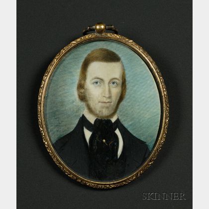 Portrait Miniature of a Bearded Gentlemen