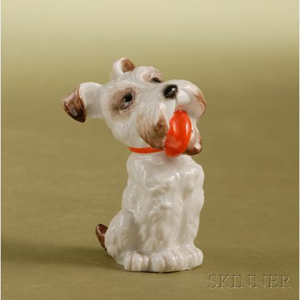 Rosenthal Porcelain Figure of a Scottie Dog