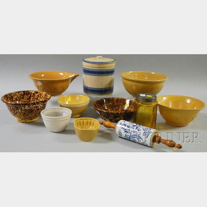 Group of Glass and Ceramic Kitchenware