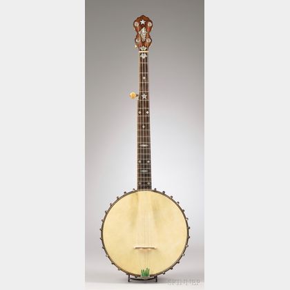American Five-String Banjo, Vega Company, Boston, c. 1895, Model Fairbnks Whyte Laydie