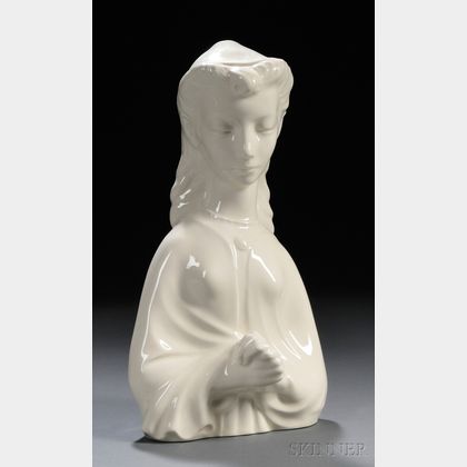 Wedgwood Queen's Ware Bust of Penelope