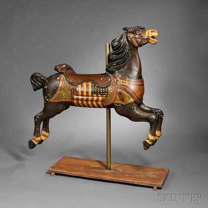"Leta" Carousel Jumper Horse Figure