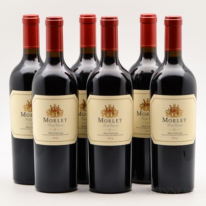 Morlet Cabernet Sauvignon Mon Chevalier 2015, 6 bottles 