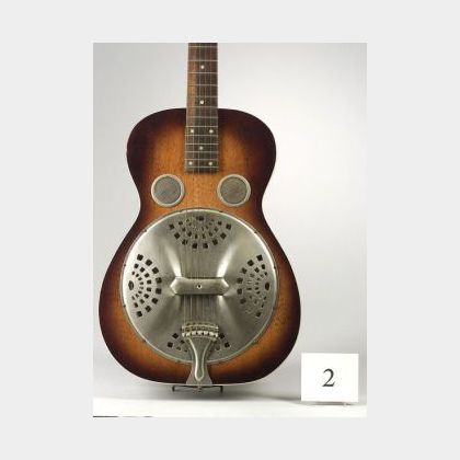 American Resonator Guitar, Dobro Company, Los Angeles, c. 1935, Probably Model No. 
