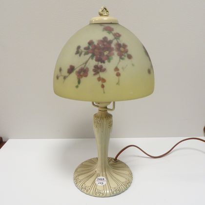 Handel Glass Boudoir Lamp