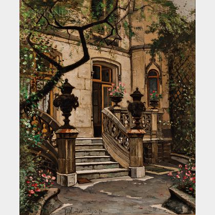 Frederick Dickinson Williams (American, 1829-1915) Paris Doorway