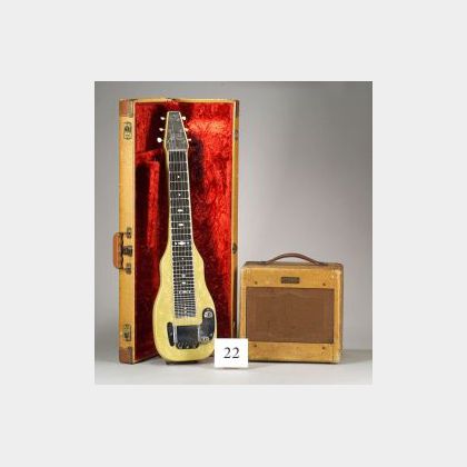 American Lap Steel Guitar and Amplifier, Fender Electric Instruments, Fullerton,1952
