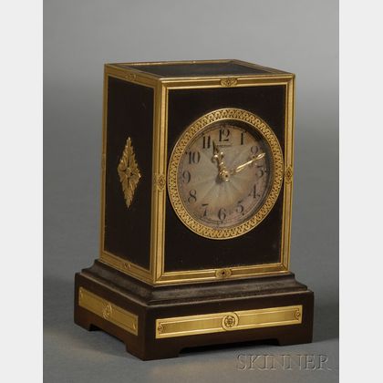 Cartier Gold Mounted Boudoir Timepiece