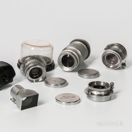 Four Leica SM Lenses and a Finder