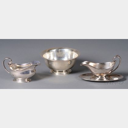 Three Sterling Tablewares