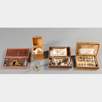 Three Boxed Watchmaking Tools