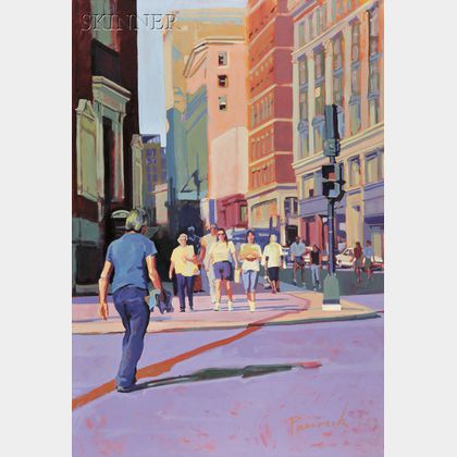 Nick Paciorek (American, 20th/21st Century) Tremont Street, Boston
