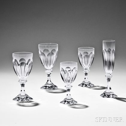 Thirty-seven Pieces of Glassware