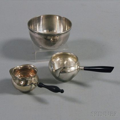 Three Small Sterling Silver Items