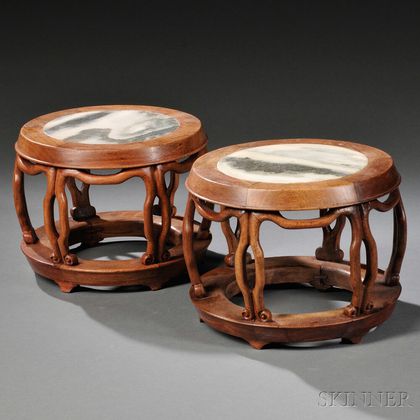 Pair of Tabletop Drum Stands