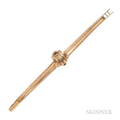 18kt Gold Covered Watch, Rovena