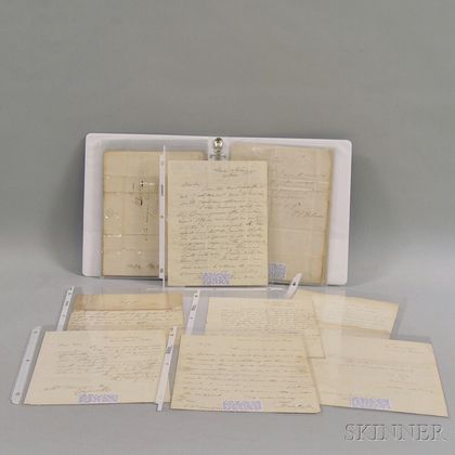 Small Collection of 19th Century Historical Letters and Documents
