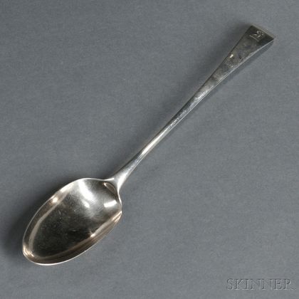George III Sterling Silver Stuffing Spoon