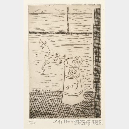 Milton Avery (American, 1885-1965) Window by the Sea
