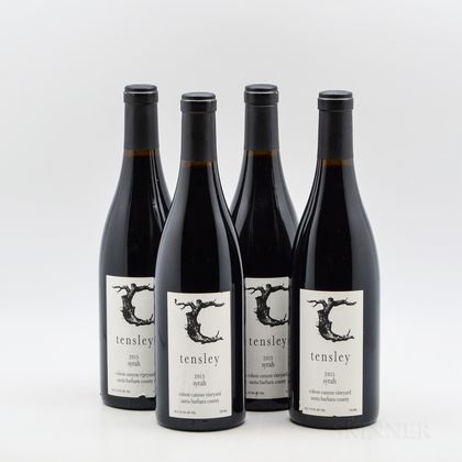 Tensley Syrah Colson Canyon 2015, 4 bottles 
