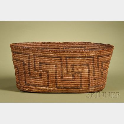 Native American Oval Basket