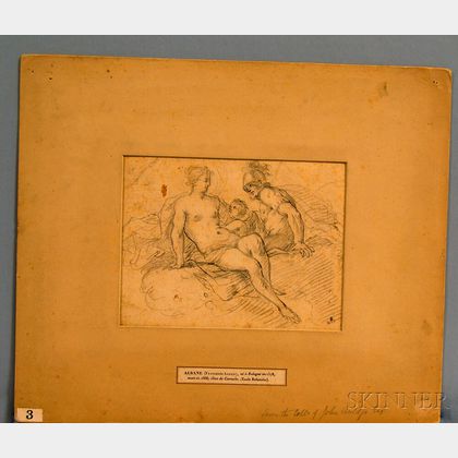 School of Francesco Albani (Italian, 1578-1660) Venus and Mars