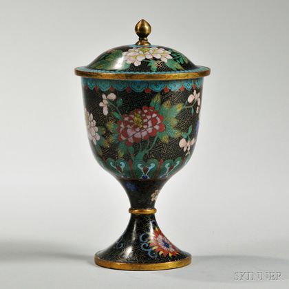 Cloisonne Covered Chalice