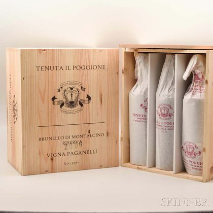 Poggione Brunello di Montalcino Riserva Vigna Paganelli 2006, 12 bottles (2 x owc) 