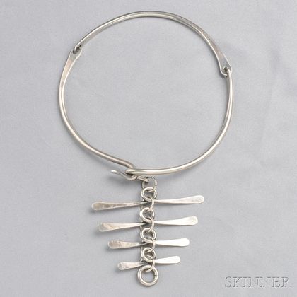 Sterling Silver "Neck Ring", Art Smith