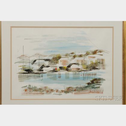 Alfred Birdsey (Bermudian, 1912-1996) Harbor View.