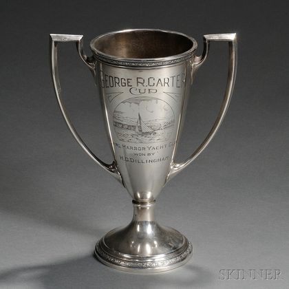 Gorham Sterling Silver Pearl Harbor Yacht Club Trophy